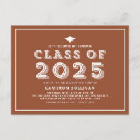 Classe Casquette Terracotta de 2024 Rétro Graduati