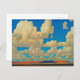 Invitation Carte Postale Cloud World par Maynard Dixon