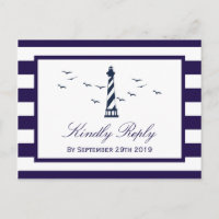 Collection de Mariages de phare nautique RSVP