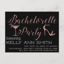 Conception d'invitation de la fête de Bachelorette