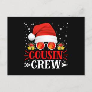 Invitation Carte Postale Cousin Crew Santa Noël.png