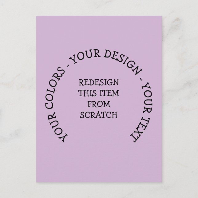 Invitation Carte Postale Créez les vôtres (Devant)