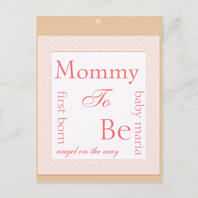 Invitation Carte Postale Décor de douche bloc bébé (Devant)