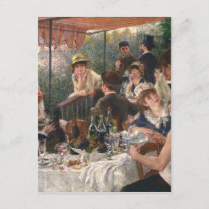 Invitation Carte Postale Déjeuner de la fête nautique - Renoir