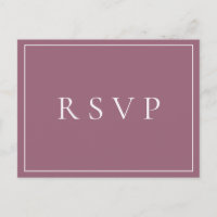 Demande de chanson RSVP pour mariage floral mauve