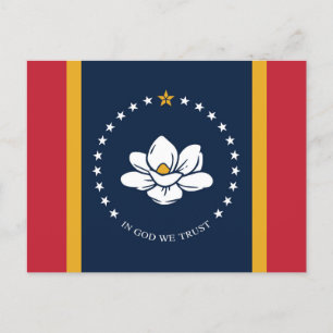 Invitation Carte Postale Drapeau Mississippi 2020 Nouveau