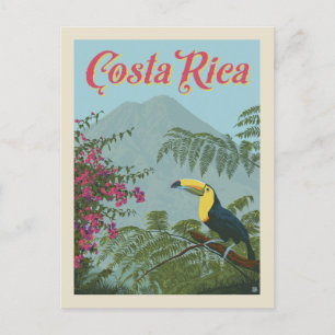 Invitation Carte Postale Économies du Costa Rica   la date