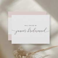 Elégant Coeur Or Soyez Ma Jeune Femme D'Accueil