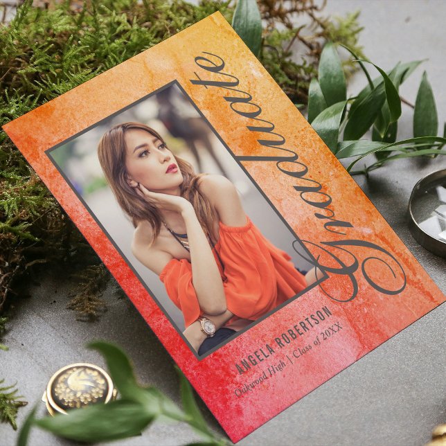 Invitation Carte Postale Élégante aquarelle Abstraite (Créateur téléchargé)