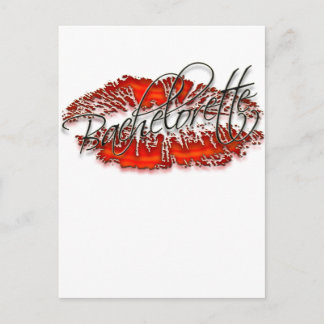 Invitation Carte Postale Enterrée de vie de jeune fille et son équipe