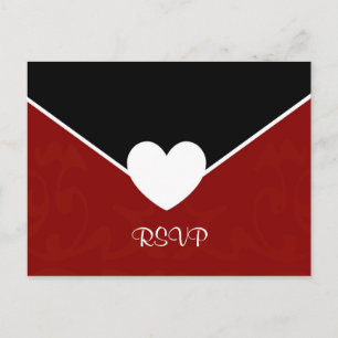 Invitation Carte Postale Enveloppe Saint-Valentin