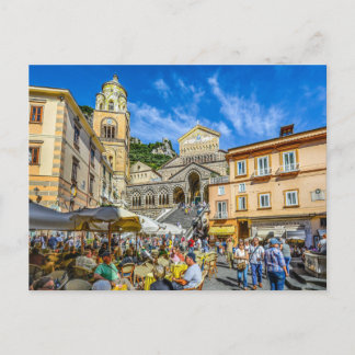 Invitation Carte Postale Escaliers d'Amalfi