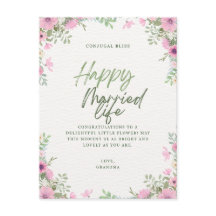 Félicitations de mariage
