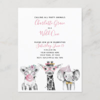 Fête d'anniversaire de la fille noire blanche rose