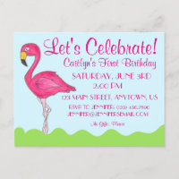 Fête d'anniversaire de l'oiseau de l'île tropicale