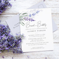 Fête de mariage aquarelle florale lavande romantiq