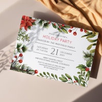 Fête de Noël Verdure Aquarelle moderne