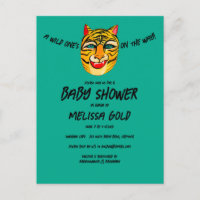 Fierce Tiger Wild One Jote Edgy BABY SHOWER PERSON