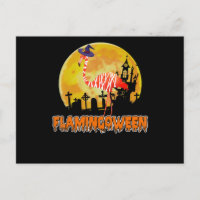 Flamant rose | Flamant Fou Halloween drôle Sorcièr