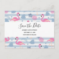 Flamant rose mignon et ananas Motif Enregistrer la
