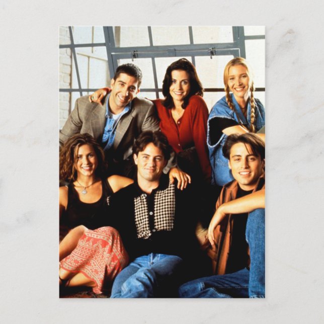 Invitation Carte Postale FRIENDS™| Assis dans l'appartement de Monica (Devant)