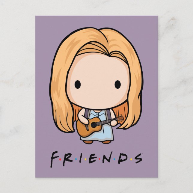 Invitation Carte Postale FRIENDS™| Phoebe Chibi (Devant)