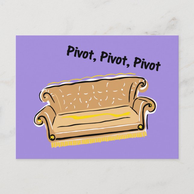 Invitation Carte Postale FRIENDS™| Pivot (Devant)
