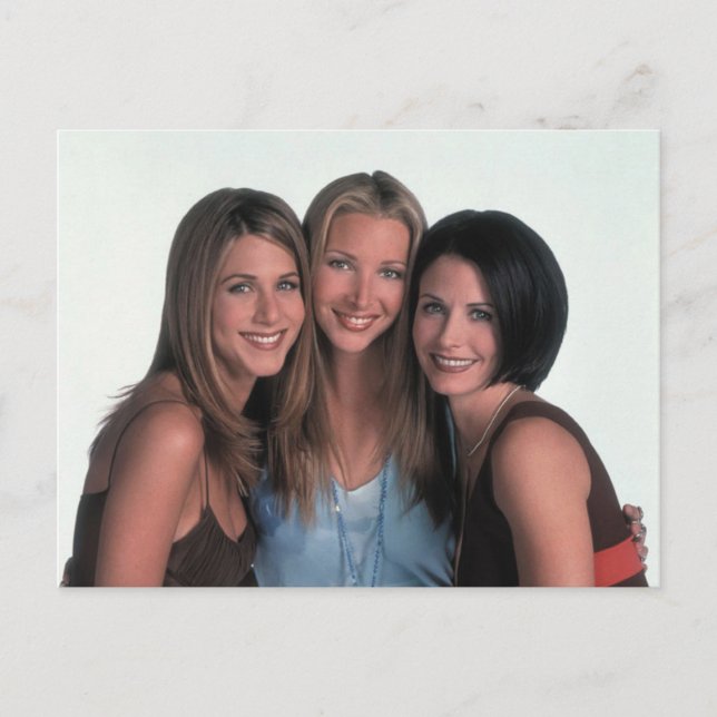 Invitation Carte Postale FRIENDS™| Rachel, Phoebe et Monica (Devant)