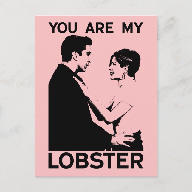 Invitation Carte Postale FRIENDS™| Ross & Rachel - Vous êtes mon homard (Devant)