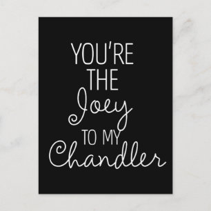 Invitation Carte Postale FRIENDS™  Tu es la Joey à mon Chandler