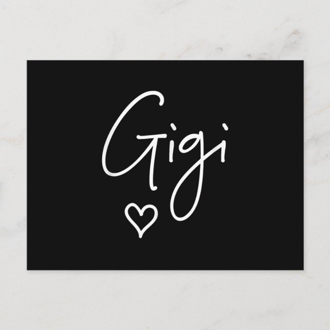 Invitation Carte Postale Gigi Women (Devant)