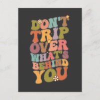Groovy Rétro Ne Tombe Pas Sur Quoi Derrière Toi