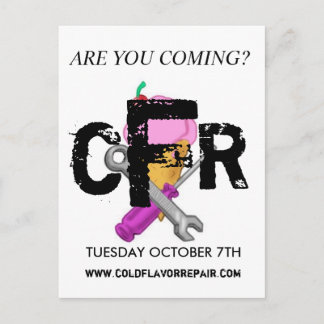 Invitation Carte Postale HALL SULLIVAN 10/07/08 2.0- Customisé