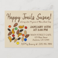 Happy Trails Trail Mix Go Away Retirement Party