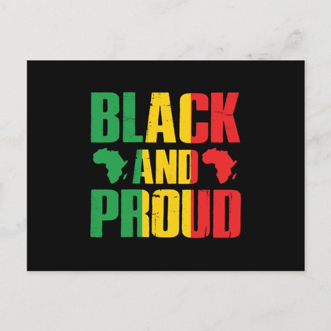 Invitation Carte Postale Histoire Noire Et Fière Noire (2) (Devant)