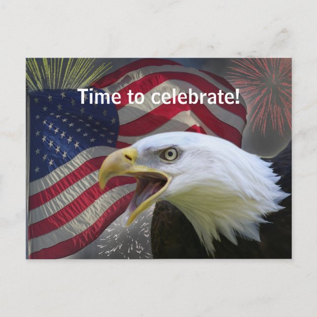 Invitation Carte Postale Il est temps de célébrer (Devant)