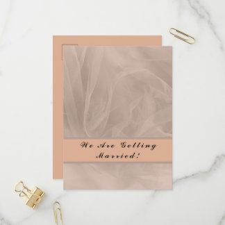 Invitation Carte Postale Impression texturée de tissu rose