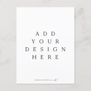 Invitation Carte Postale Impression verticale de 5,5 x 4,25 pouces par cart