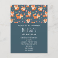Jote Orange Fox Motif Anniversaire
