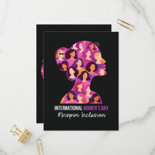 Invitation Carte Postale Journée internationale des femmes 8 mars