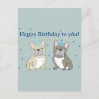 Joyeux anniversaire bouledogue français
