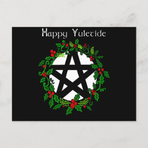 Invitation Carte Postale Joyeux Yuletide 