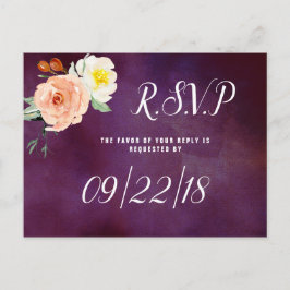 Invitation Carte Postale La Collection Mariage Romance In Bloom