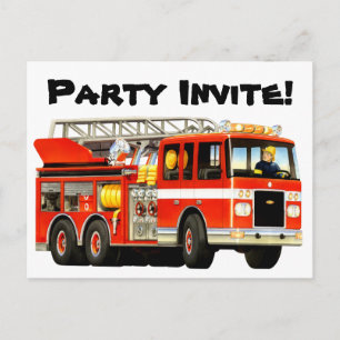 Invitation Carte Postale La coutume badine l'invitation de partie de camion