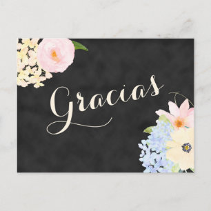 Invitation Carte Postale la douche nuptiale vous remercient de noter dans