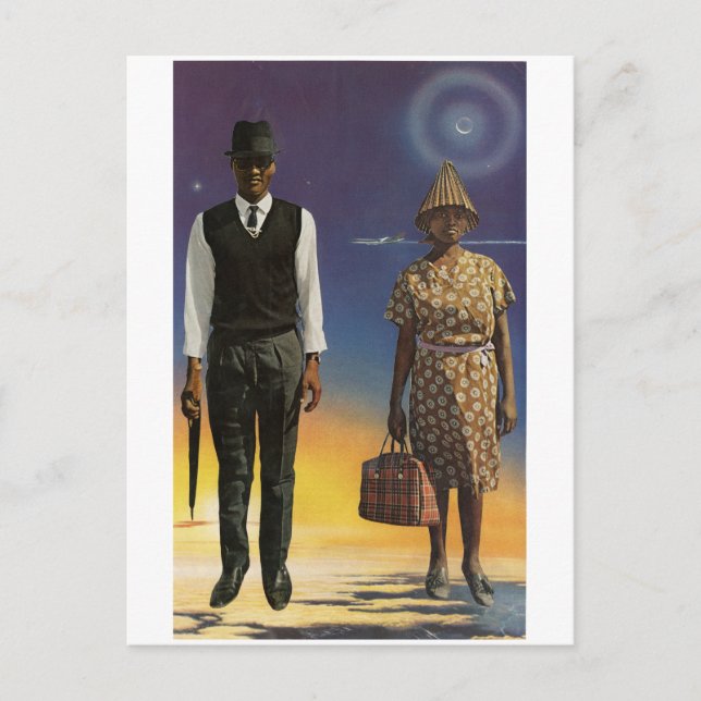 Invitation Carte Postale L'amour dans le ciel - (Devant)
