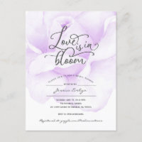 L'amour est en fleur, simple douche moderne violet
