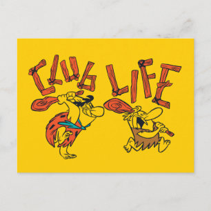 Invitation Carte Postale Les Pierrafeu   Fred & Barney - Club Life