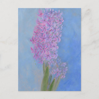 Invitation Carte Postale Lilac rose Hyacinth