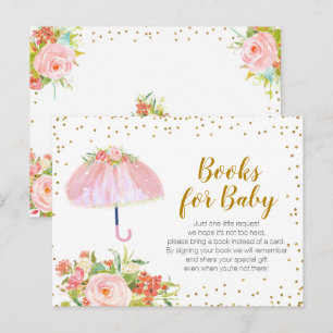 Invitation Carte Postale Livres Averse d'avril apporte des fleurs de mai po